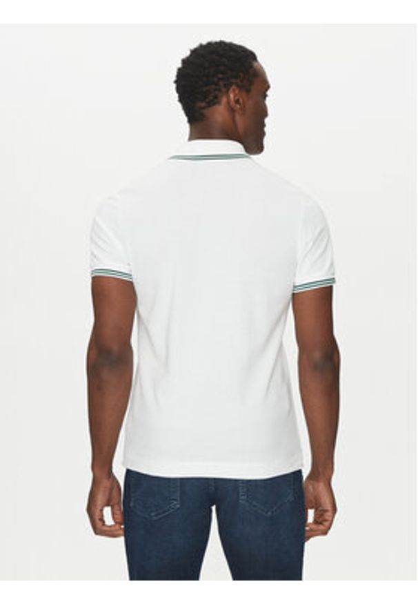 Lacoste Polo PH9875 Biały Regular Fit. Typ kołnierza: polo. Kolor: biały. Materiał: bawełna, syntetyk