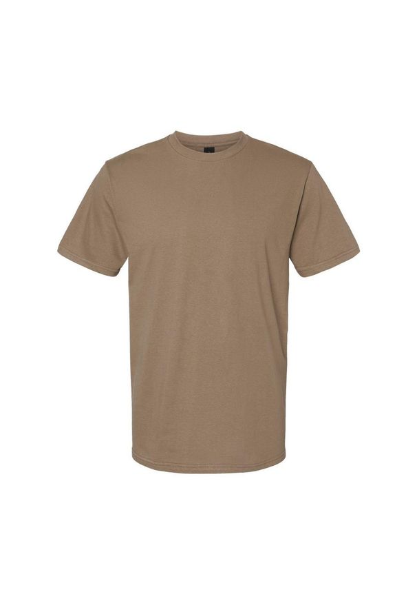 GILDAN - Koszulka Unisex Dla Dorosłych Softstyle Midweight. Kolor: brązowy. Materiał: bawełna. Sport: turystyka piesza