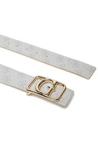 Guess Pasek Damski BW9184 P4435 Biały. Kolor: biały. Materiał: materiał #3