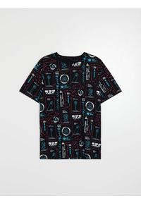Sinsay - Bawełniana koszulka ze wzorem Rick and Morty - czarny. Kolor: czarny. Materiał: bawełna #1
