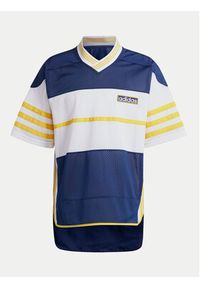 Adidas - adidas T-Shirt adicolor Adibreak IU2361 Granatowy Loose Fit. Kolor: niebieski. Materiał: syntetyk #4