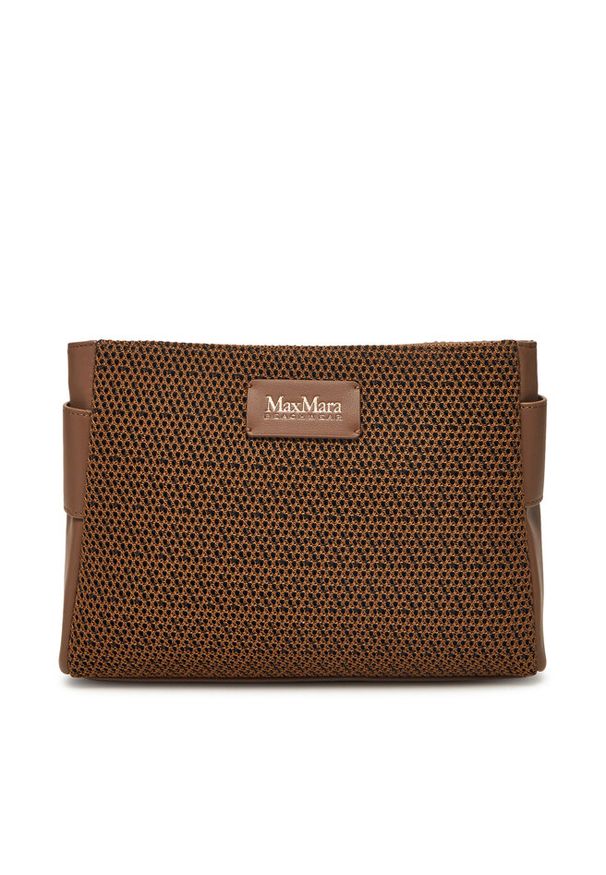 Torebka Max Mara Beachwear. Kolor: brązowy