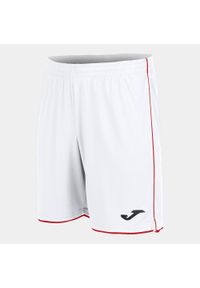 Spodenki do piłki nożnej męskie Joma Liga. Kolor: czerwony, wielokolorowy, biały. Sport: piłka nożna #1