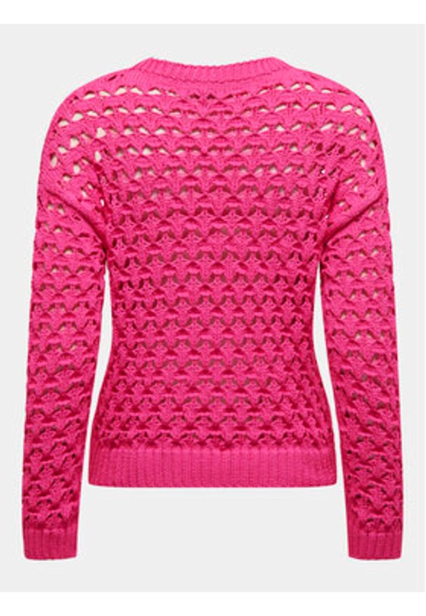 only - ONLY Sweter Linda 15311772 Różowy Regular Fit. Kolor: różowy. Materiał: syntetyk
