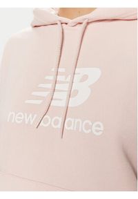 New Balance Bluza WT41504 Różowy Oversize. Kolor: różowy. Materiał: bawełna