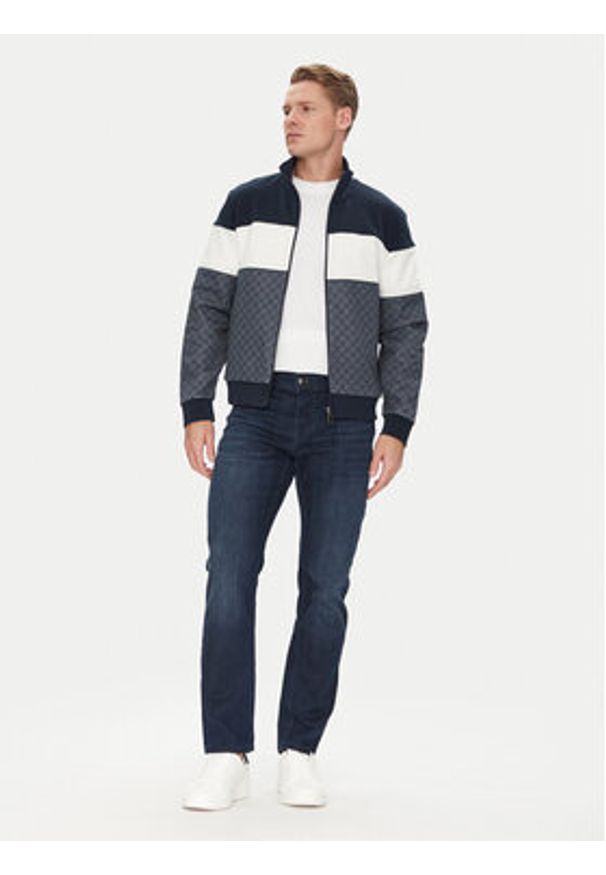 JOOP! Bluza 17 JJ-17Basilio 30045556 Granatowy Regular Fit. Kolor: niebieski. Materiał: bawełna, syntetyk