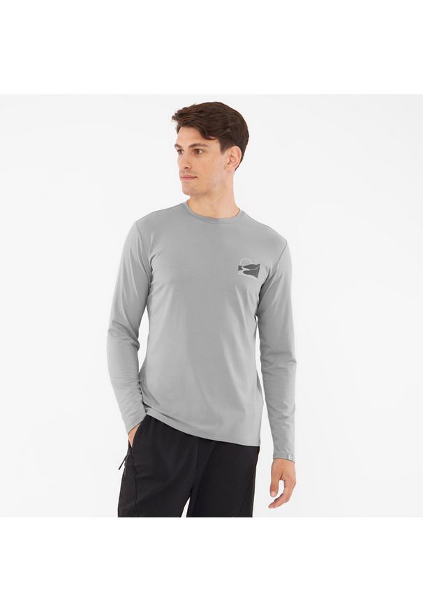 Viking - Longsleeve męski VIKING Escalante Man Bamboo. Kolor: szary. Długość rękawa: długi rękaw