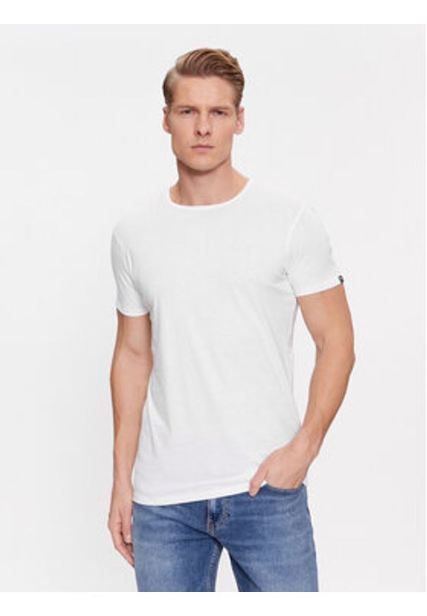 Puma Komplet 2 t-shirtów Basic 935016 Biały Regular Fit. Kolor: biały. Materiał: bawełna