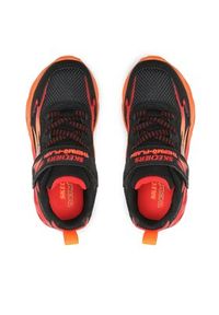 skechers - Skechers Sneakersy Heat Flux 400103L/BKRD Czarny. Kolor: czarny. Materiał: materiał, mesh