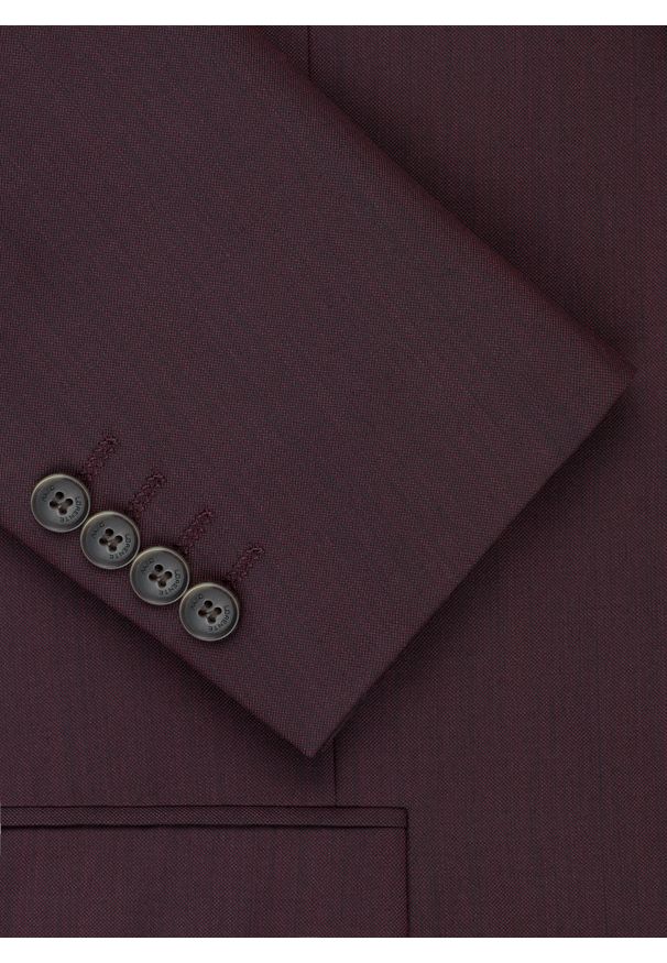 Pako Lorente - PAKO LORENTE – Marynarka garniturowa w kolorze burgundowym. Kolor: czerwony. Materiał: poliester, wełna. Wzór: gładki. Styl: wizytowy
