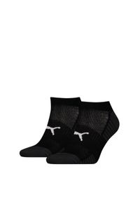 Skarpety Puma Sport Sneaker Amortyzowane, dwupak, czarne. Kolor: biały, wielokolorowy, czarny. Materiał: poliamid, poliester, elastan