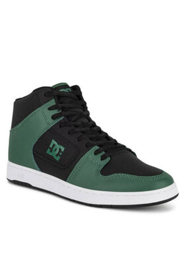DC Shoes Sneakersy MANTECA 4 HI ADYS100743-BF0 Zielony. Kolor: zielony. Materiał: skóra