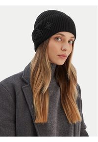 Guess Czapka AW5436 POL03 Czarny. Kolor: czarny. Materiał: wełna #2