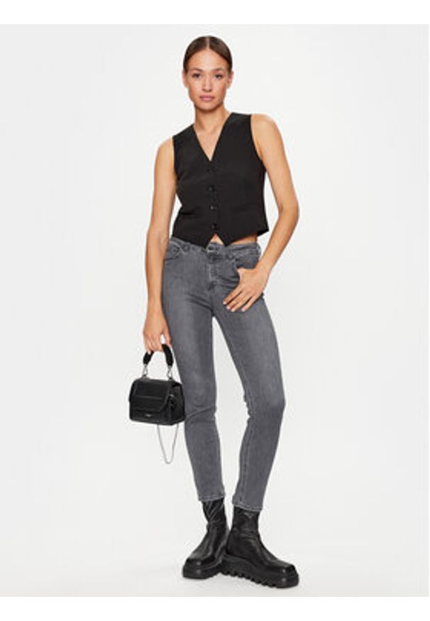 Liu Jo Jeansy UF3035 D4614 Szary Slim Fit. Kolor: szary