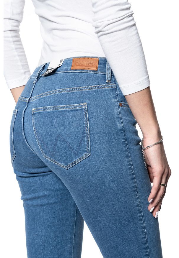 Wrangler - SPODNIE DMASKIE WRANGLER SKINNY LIGHT MY FIRE W28KJM78G 112128284