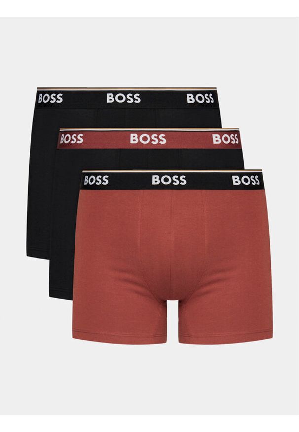 BOSS - Boss Komplet 3 par bokserek Power 50514926 Kolorowy. Materiał: bawełna. Wzór: kolorowy