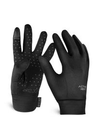 Rękawiczki termiczne unisex czarne 4FIZJO do biegania. Kolor: czarny. Sport: turystyka piesza #1