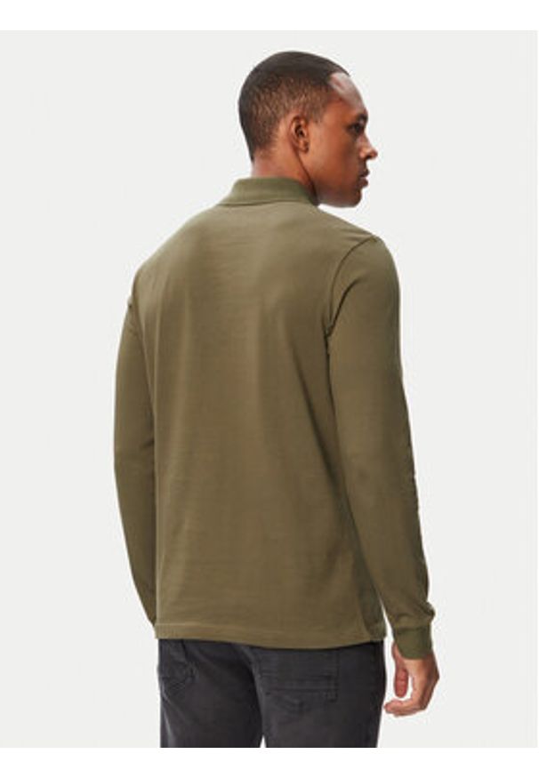 BOSS Polo Passerby 50507704 Zielony ciemny Slim Fit. Typ kołnierza: polo. Kolor: zielony. Materiał: bawełna