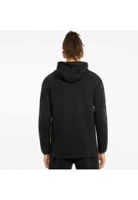 Bluza z kapturem Puma Evostripe Fz Hoodie, Mężczyźni. Typ kołnierza: kaptur. Kolor: czarny. Materiał: bawełna, materiał #2