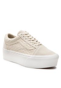 Vans Tenisówki Old Skool Stac VN0A7Q5MIVR1 Beżowy. Kolor: beżowy. Materiał: zamsz, skóra