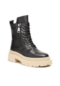 Gino Rossi Botki 222FW101V Czarny. Kolor: czarny. Materiał: skóra #4