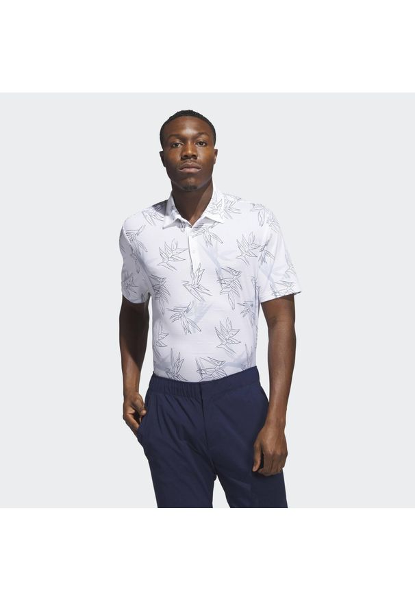 Adidas - Koszulka polo Oasis Mesh. Typ kołnierza: polo. Kolor: biały. Materiał: mesh