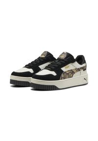 Puma - Damskie sneakersy Carina Street Snake Chic PUMA. Okazja: na co dzień. Kolor: czarny, szary, żółty, wielokolorowy. Sport: koszykówka
