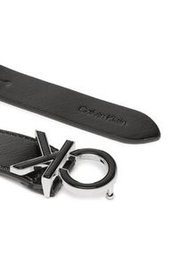 Calvin Klein Pasek Damski Re-Lock Saff Ck 3cm Belt Saff K60K609982 Czarny. Kolor: czarny. Materiał: skóra