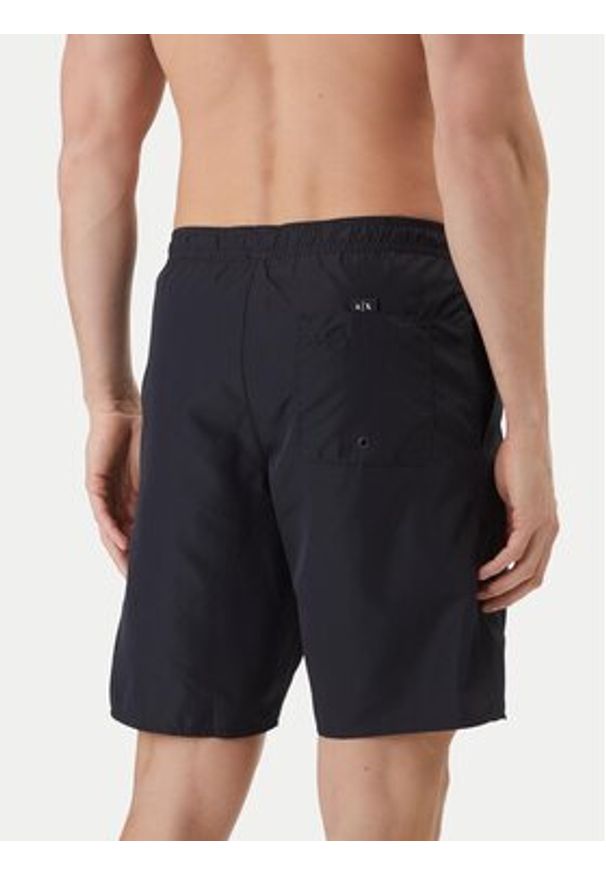 Armani Exchange Szorty kąpielowe XM000835 AF22573 UB101 Granatowy Regular Fit. Kolor: niebieski. Materiał: syntetyk