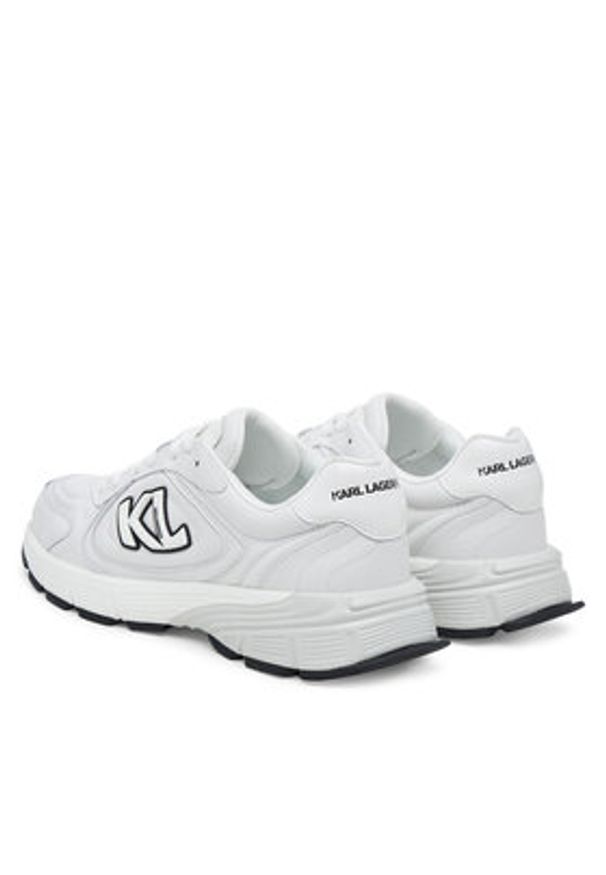 Karl Lagerfeld - KARL LAGERFELD Sneakersy Orion KL55524 Biały. Kolor: biały. Materiał: skóra
