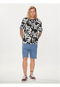 Jack & Jones - Jack&Jones T-Shirt Jjejeff 12249329 Czarny Relaxed Fit. Kolor: czarny. Materiał: bawełna #6