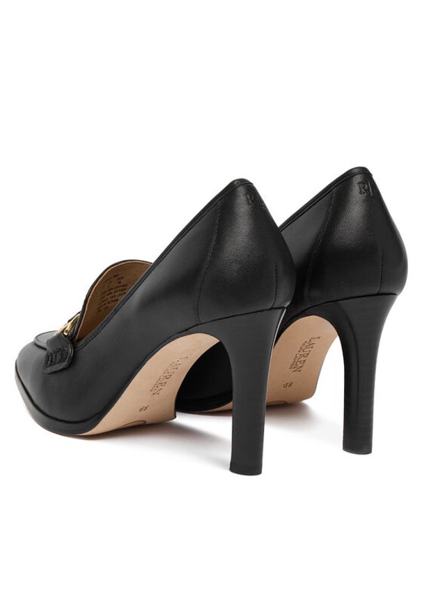 Lauren Ralph Lauren - LAUREN RALPH LAUREN Szpilki 802P04169001 Czarny. Kolor: czarny. Materiał: skóra. Obcas: na szpilce