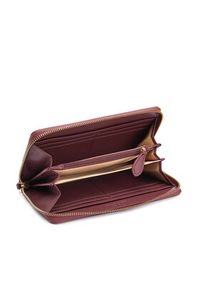Pinko Duży Portfel Damski Ryder Zip Around AI 23-24 PCPL 100250 A0F1 Bordowy. Kolor: czerwony. Materiał: skóra #2