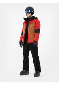 4f - Kurtka narciarska membrana DERMIZAX® 20 000 męska. Kolor: czerwony. Materiał: materiał, poliester, mesh. Technologia: Dermizax. Sezon: zima. Sport: narciarstwo #1