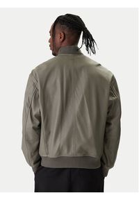 BOSS Kurtka skórzana Jakri 50552151 Szary Regular Fit. Kolor: szary. Materiał: skóra #4