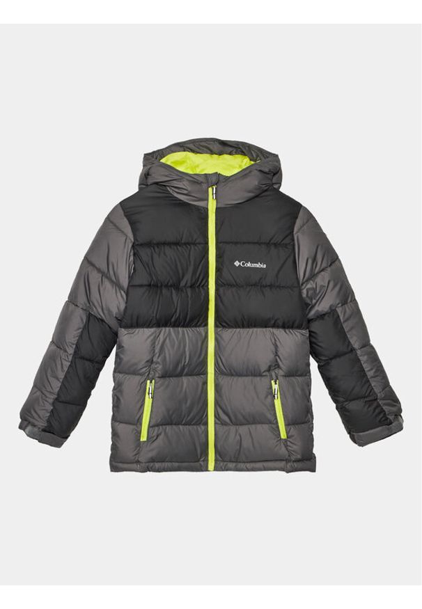 columbia - Columbia Kurtka zimowa Pike Lake™ II Hooded Jacket Szary Regular Fit. Kolor: szary. Materiał: syntetyk. Sezon: zima