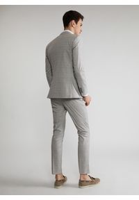 Pako Lorente - Szare spodnie garniturowe w subtelną kratę P22SF-6G-023-S-S. Kolor: szary. Materiał: poliester, elastan, wiskoza #5