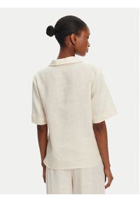 Marella Bluzka Nave 2515111032 Écru Regular Fit. Materiał: len #3