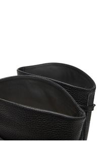 Pollini Oficerki SA26083G0NTD0000 Czarny. Kolor: czarny. Materiał: skóra #4