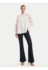 French Connection Koszula 72YBB Biały Relaxed Fit. Kolor: biały. Materiał: bawełna #2