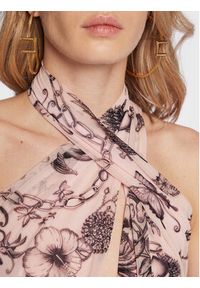 Pinko Top Tirato 100921 A0NW Różowy Slim Fit. Kolor: różowy. Materiał: syntetyk #5
