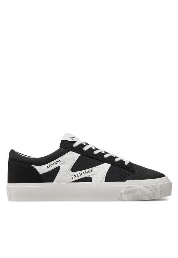 Armani Exchange Sneakersy XUX198 XV798 S277 Czarny. Kolor: czarny. Materiał: materiał