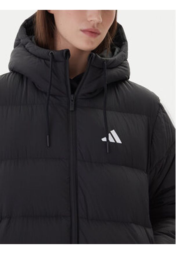 Adidas - adidas Kurtka puchowa Essentials Climawarm 3-Stripes JW3429 Czarny Loose Fit. Kolor: czarny. Materiał: syntetyk