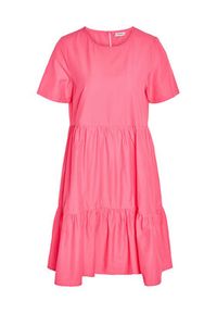 Noisy may - Noisy May Sukienka codzienna Loone 27025216 Różowy Relaxed Fit. Okazja: na co dzień. Kolor: różowy. Materiał: bawełna. Typ sukienki: proste. Styl: casual #6