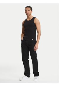 Calvin Klein Jeans Tank top Terry LV04RF272G Czarny Regular Fit. Kolor: czarny. Materiał: bawełna #5