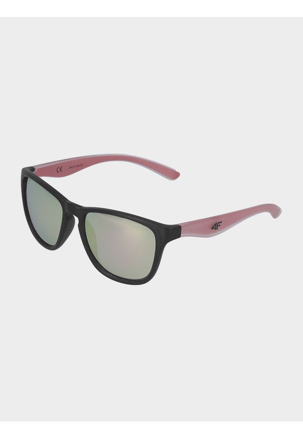 4f - Okulary przeciwsłoneczne. Kolor: różowy