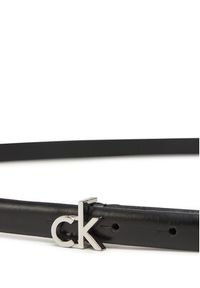 Calvin Klein Pasek Damski Ck Buckle Skinny Belt 1.5 K60K612932 Czarny. Kolor: czarny. Materiał: skóra #2