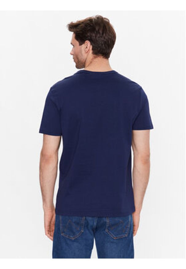 United Colors of Benetton - United Colors Of Benetton T-Shirt 3I1XU100A Granatowy Regular Fit. Kolor: niebieski. Materiał: bawełna