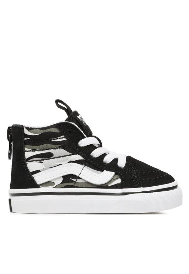 Vans Tenisówki Td Sk8-Hi Zip VN0A4BV1Y301 Czarny. Kolor: czarny. Materiał: materiał
