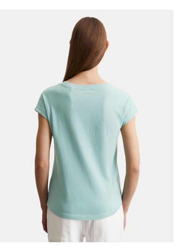 Marc O'Polo T-Shirt 516 2100 50073 Zielony Regular Fit. Typ kołnierza: polo. Kolor: zielony. Materiał: bawełna